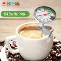 stainless steel milk coffee thermometer 5 inch dial probe thermometer 0 100 %c2%b0c kitchen food cooking milk temperature tester