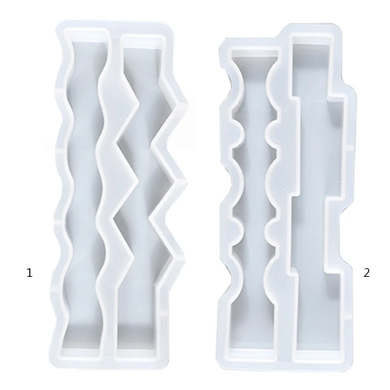 

Speical Shaped Strip Candle Silicone Mold Epoxy Resin DIY Decoration Making Soap Crayon Melt Resin Polymer Clay