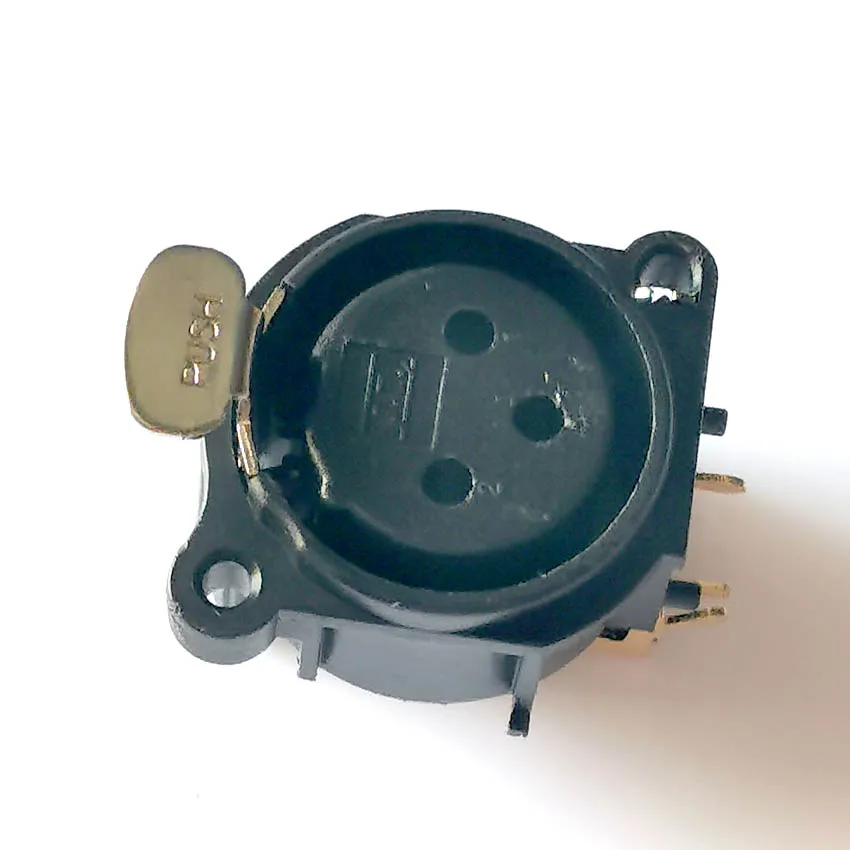 Разъем XLR XRL 3-жильный адаптер из чистой меди позолоченный печатная плата адаптера