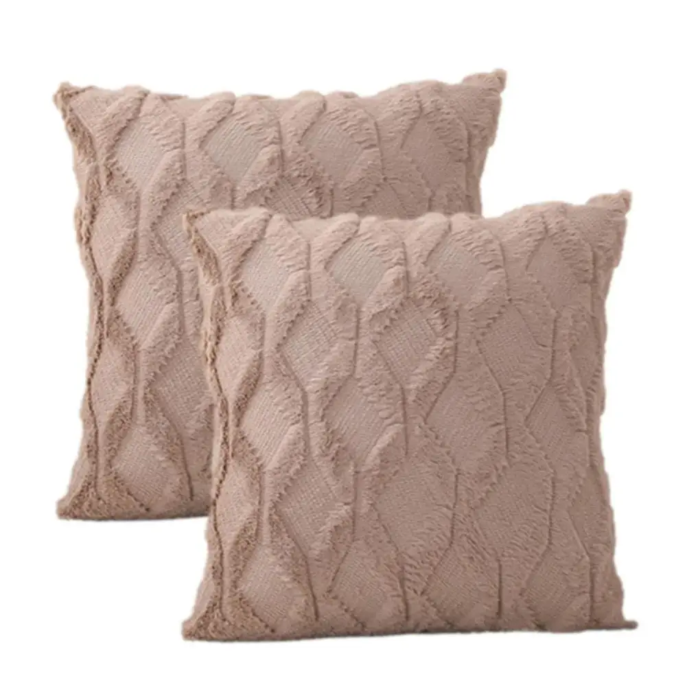 Пара Короткие шерстяные мягкие хлопковые наволочки в стиле бохо | Дом и сад