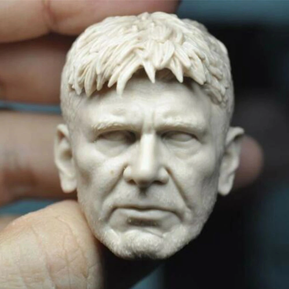 

1/12 Scale American Actor Harrison Ford Head Carving Older Version Fit 6'' Action Figure Male Body Accessories