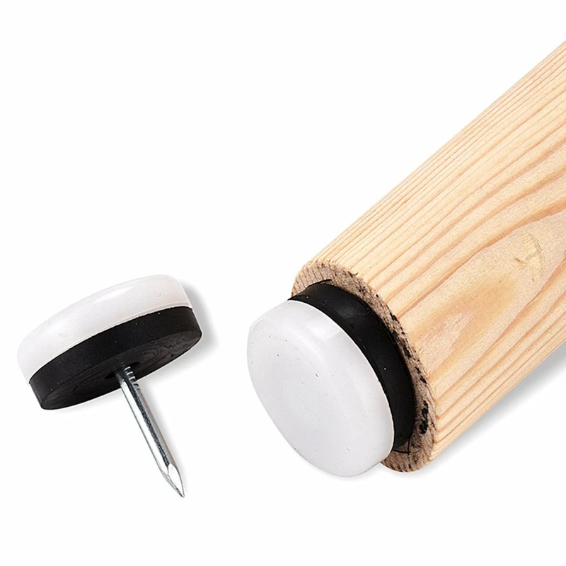 40 шт утолщенная мебель Glide Нейл он нейлоновый ползунок Коврик для пола протектор