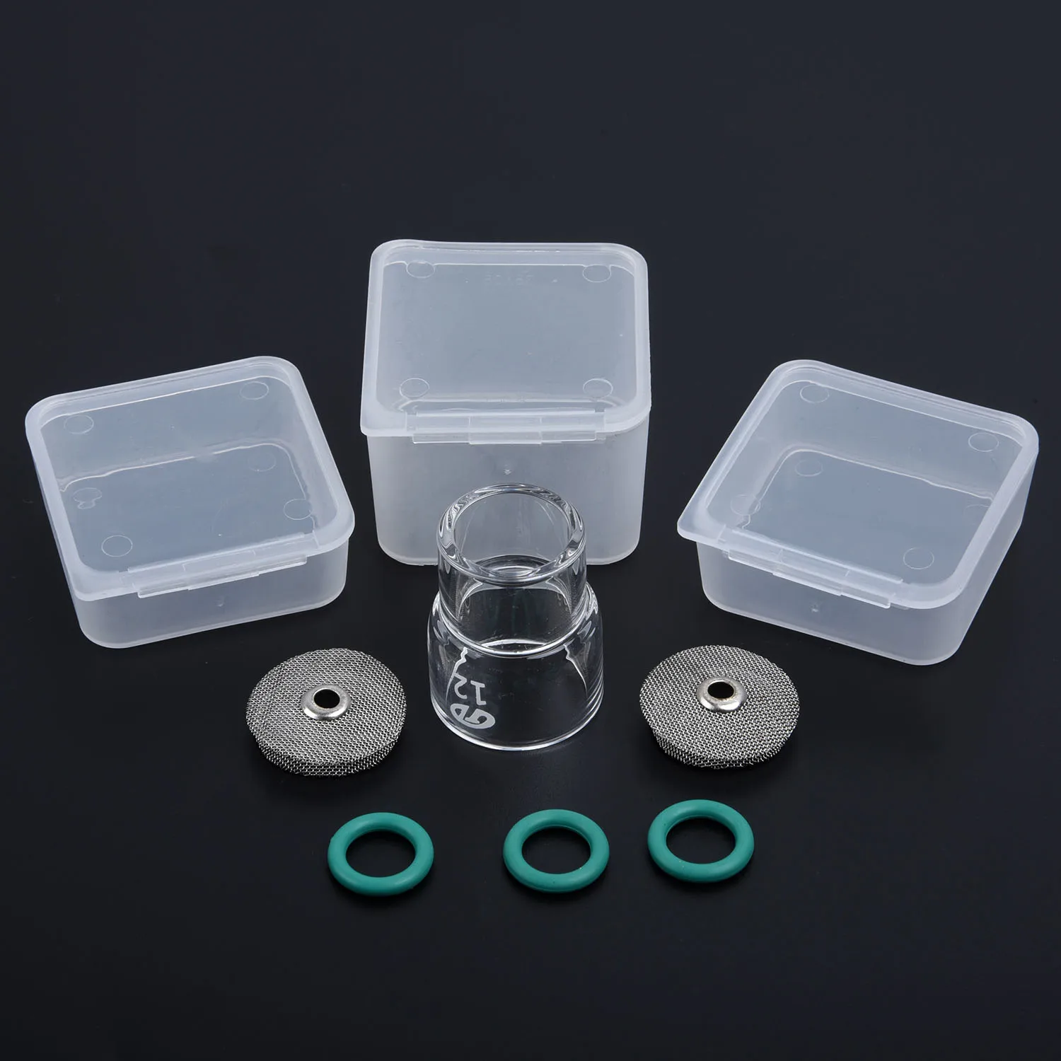 Сварочные комплекты из прозрачного стекла для сварочных работ чашка пирекс 6x #12