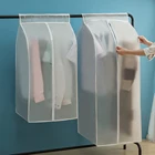Тканевый чехол PEVA для домашнего чехол для одежды для защиты от пыли, Защитная сумка для хранения, вешалка для гардероба