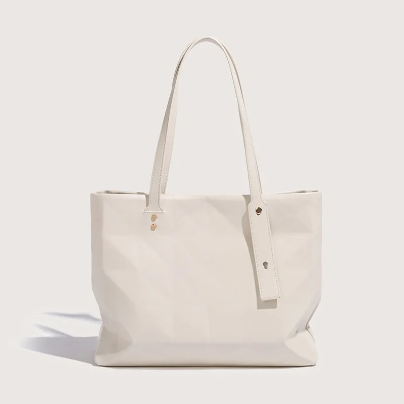 

Luxury Designer Geometric Patterns Women's Totes Wild Large Capacity Shoulder Shopping Bag 2021 New Female Commuter Underarm Bag