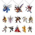 Аксессуары Bandai, аниме приключения дигимона, акриловое ожерелье с кулоном, ожерелье из цепочек из смолы, декоративные украшения ручной работы FLZ777