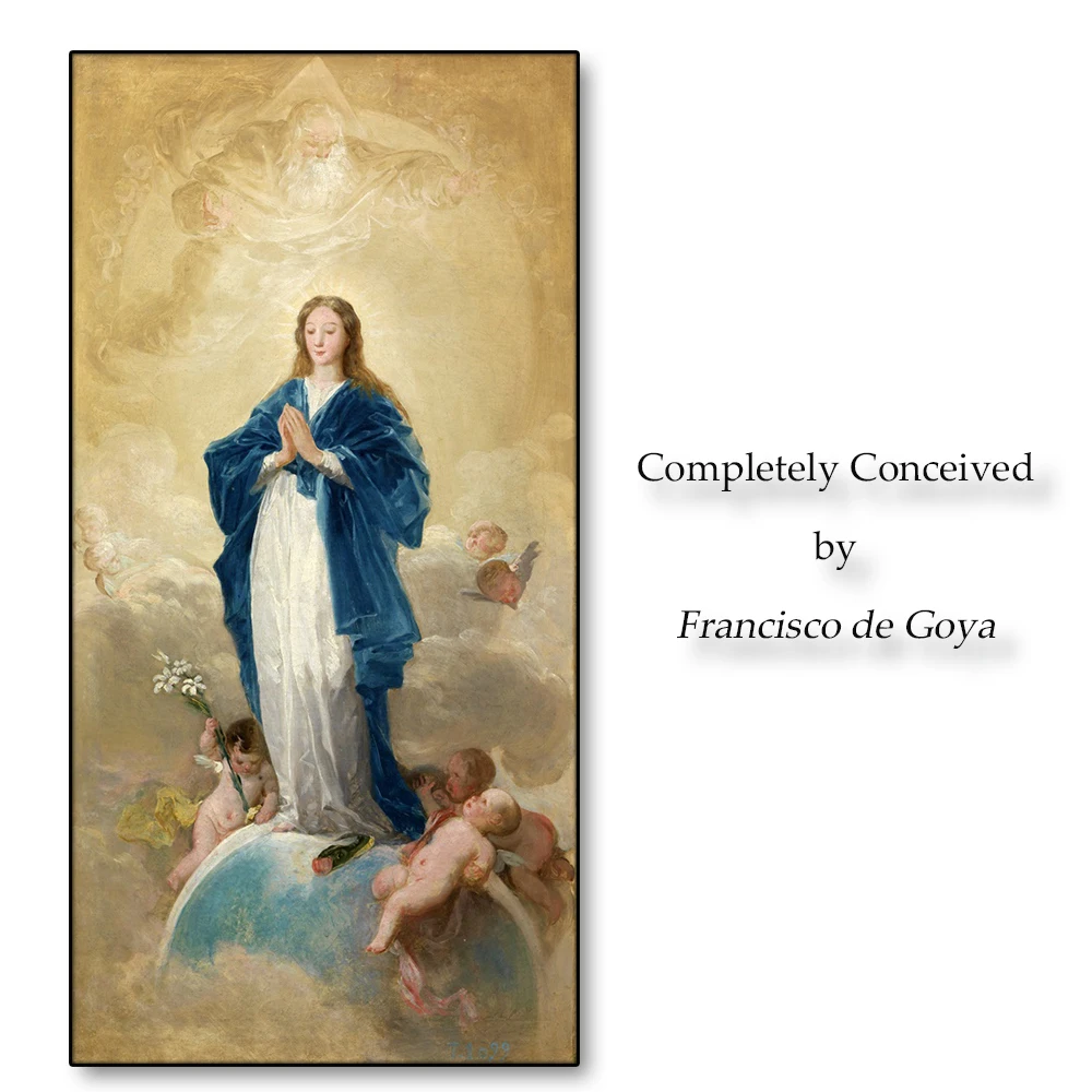 Полностью продуманный Goya Christ декор картины холст картина постеры настенные