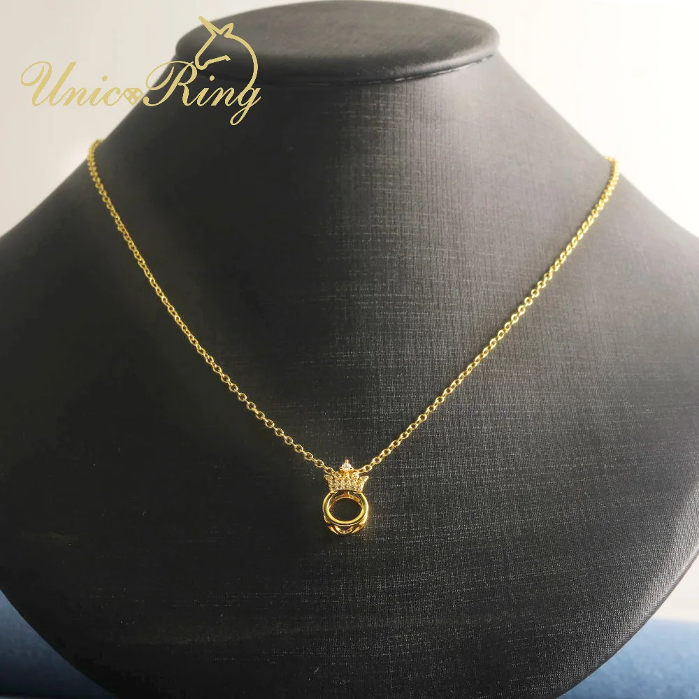 Единорог Корона Вечеринка Повседневные аксессуары Настоящее позолоченное