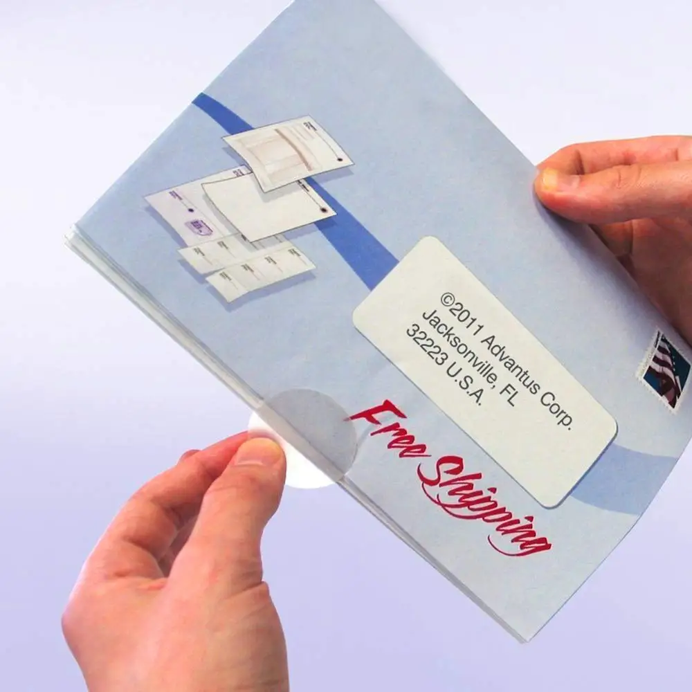 500 шт/рулон круглые ПВХ прозрачные наклейки этикетки для скрапбукинга посылка и