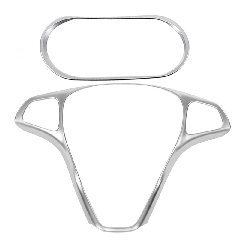 

Car Steering Wheel Button Frame Trim Cover For Mercedes Benz Vito 2017 Silver Chrome With Chrome Cup Holder Cover Trim Accessory