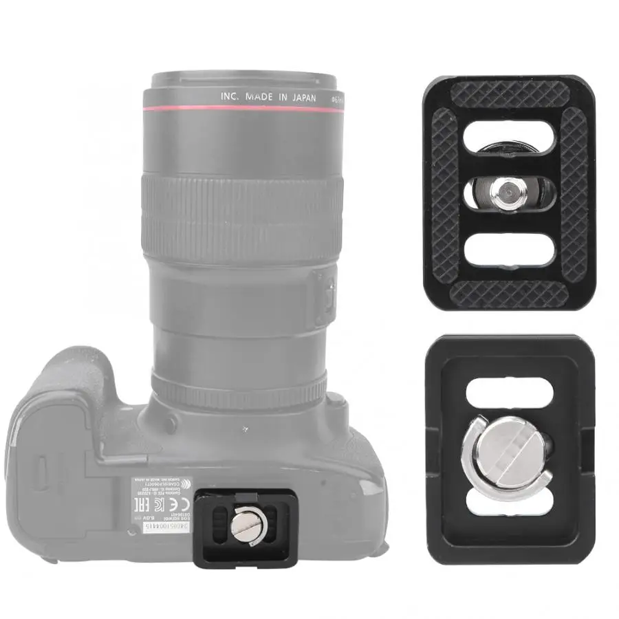 Мини-портативная быстросъемная пластина из алюминиевого сплава с нескользящей