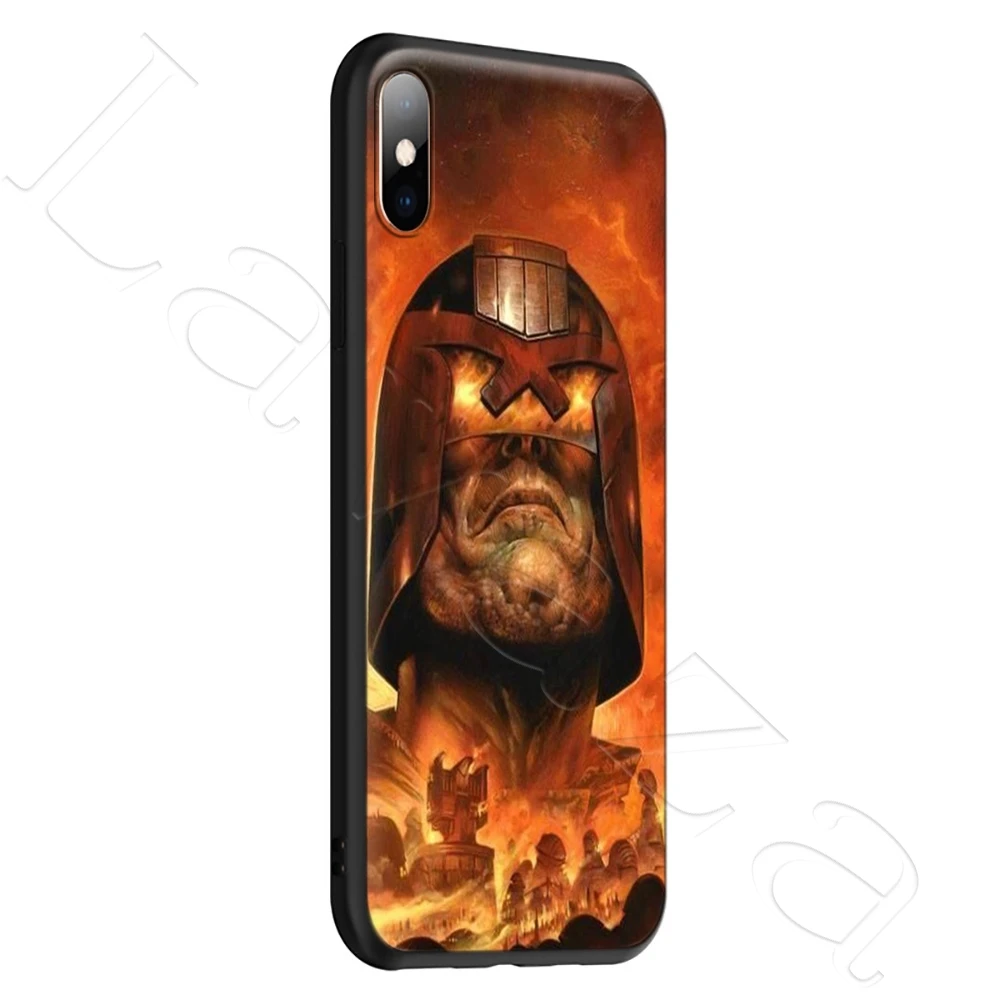 Lavaza Judge Dredd Silicone Soft Case for iPhone 12 Mini 11 Pro XS Max XR X 8 7 6 6S Plus 5 5S SE | Мобильные телефоны и