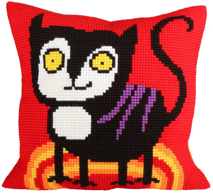 Крюк с защелкой подушки мяч Свадьба Животное Декор для дома изображением кота