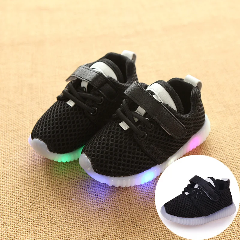 Лидер продаж Модная Нескользящая спортивная обувь с подсветкой для