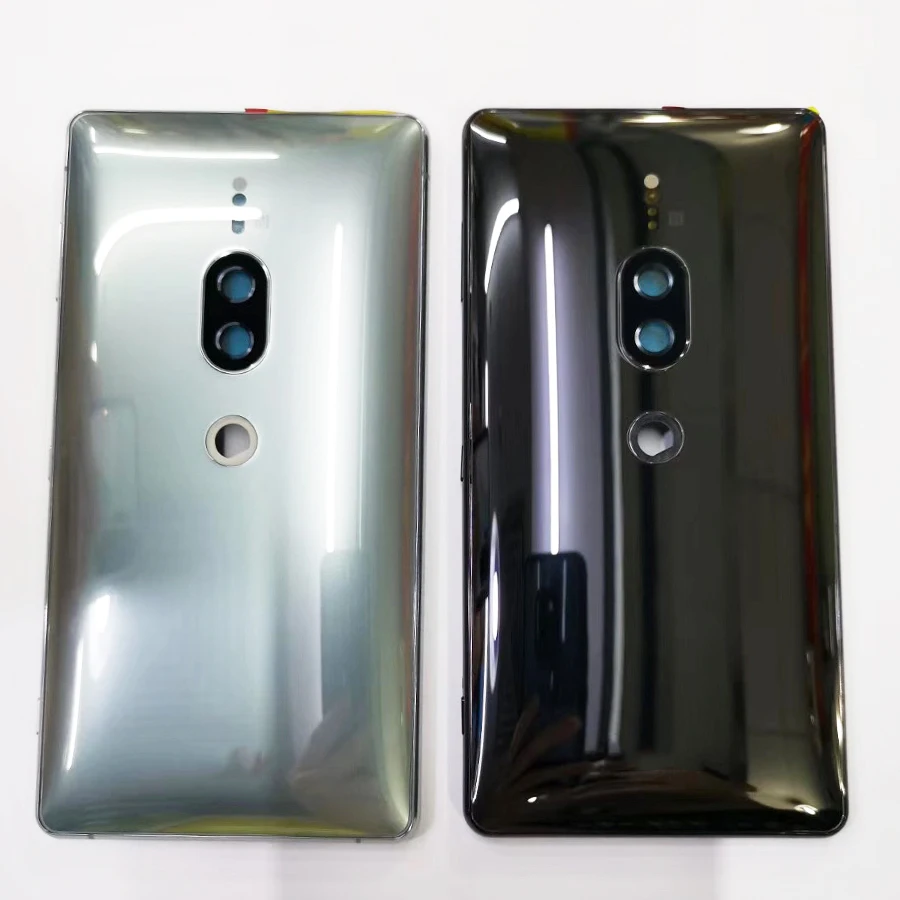 Original Battery Housing Back Cover Rear Door For Sony Xperia XZ2 Premium H8166 H8116 XZ2P+Camera Lens+Power volum | Мобильные
