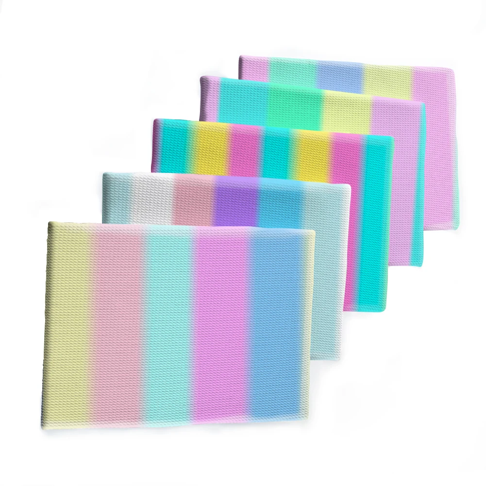 

50*145cm Bullet Textured Color Gradient Color Pattern Printed Liverpool Patchwork Tissue Kids Home Skirt Material