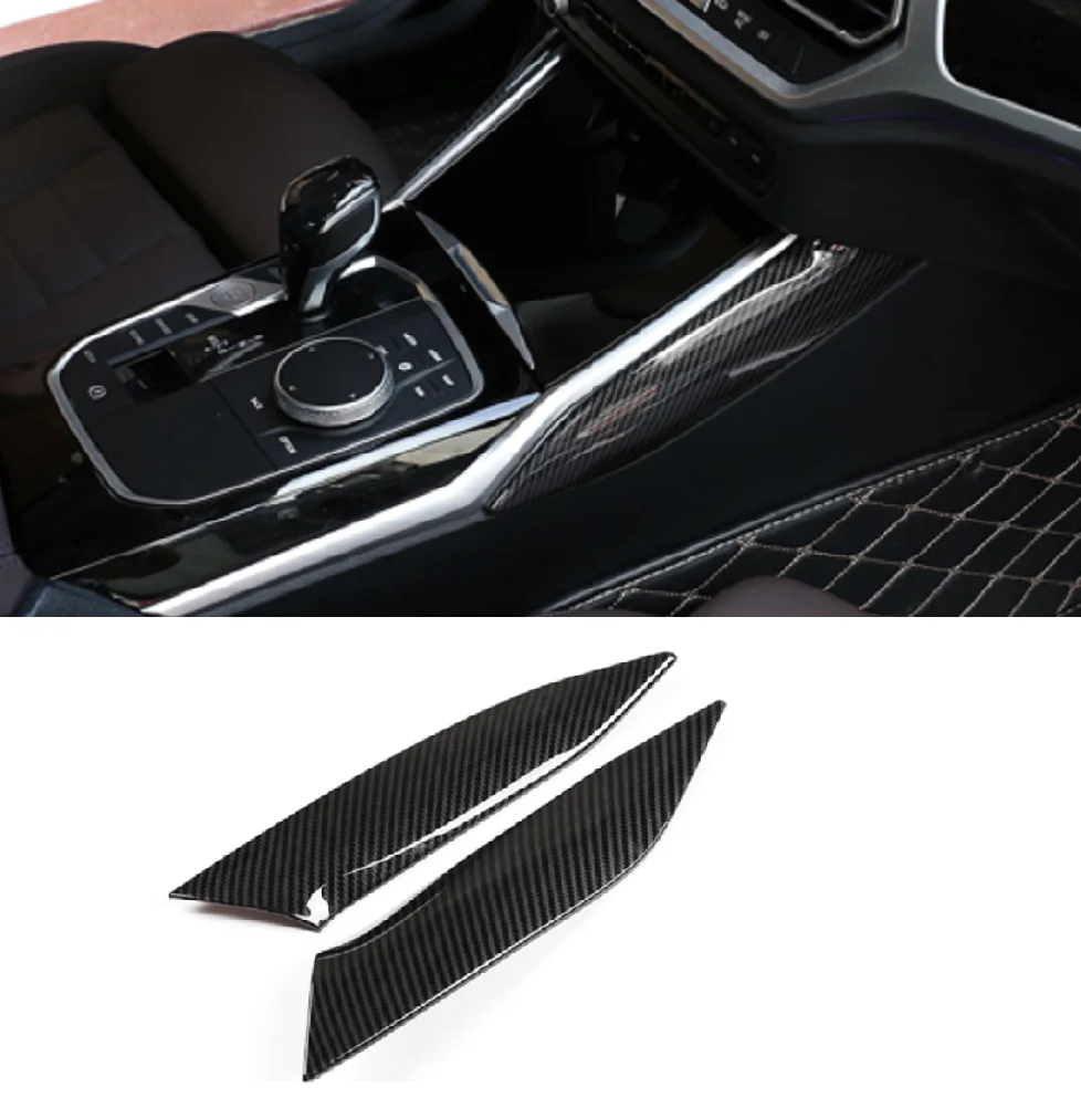 ABS carbon fiber Gear shift dashboard strips trim For BMW 3 Series G20 330i G28