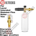 Пенная пушка для автомойки высокого давления, пенораспылитель для шлангов моек SterwinsDekoParksideLavorVaxChampion