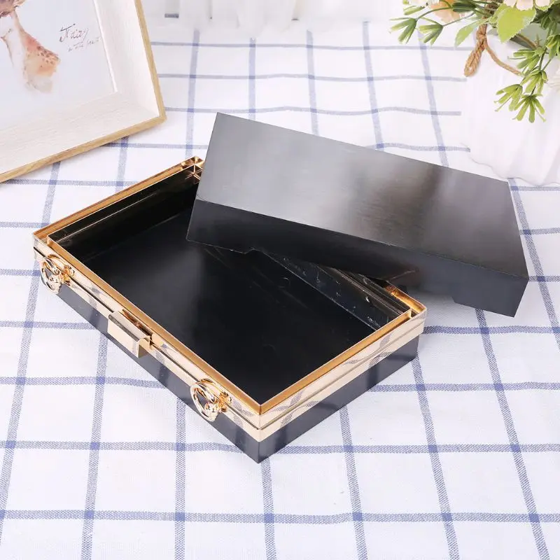 Rectangle Metal Frame Box Purses Handles for DIY Handbags Evening Bag Clutch Accessories | Багаж и сумки