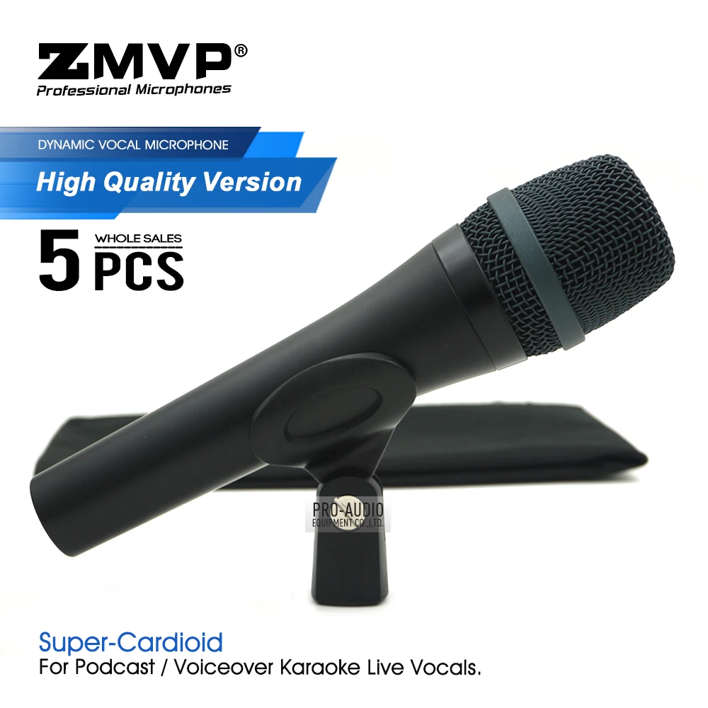 

5pcs/Lots Grade A Quality E935 Professional Performance Dynamic Wired Microphone Super-Cardioid 935 Mic For Live Vocals Karaoke