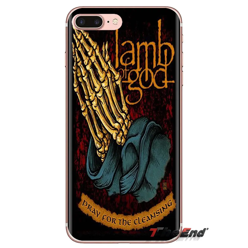 TPU Transparent Skin Cover Lamb of God Heavy metal rock music For Samsung Galaxy A3 A5 A7 A9 A8 Star A6 Plus 2018 2015 2016 2017 |