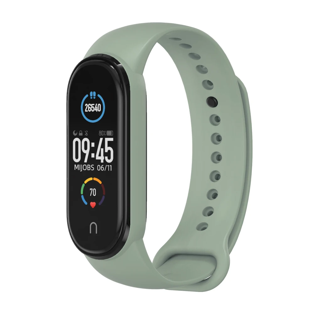 Ремешок силиконовый для Xiaomi Mi Band 5 6 спортивный смарт браслет 4 Xiomi Correa Miband