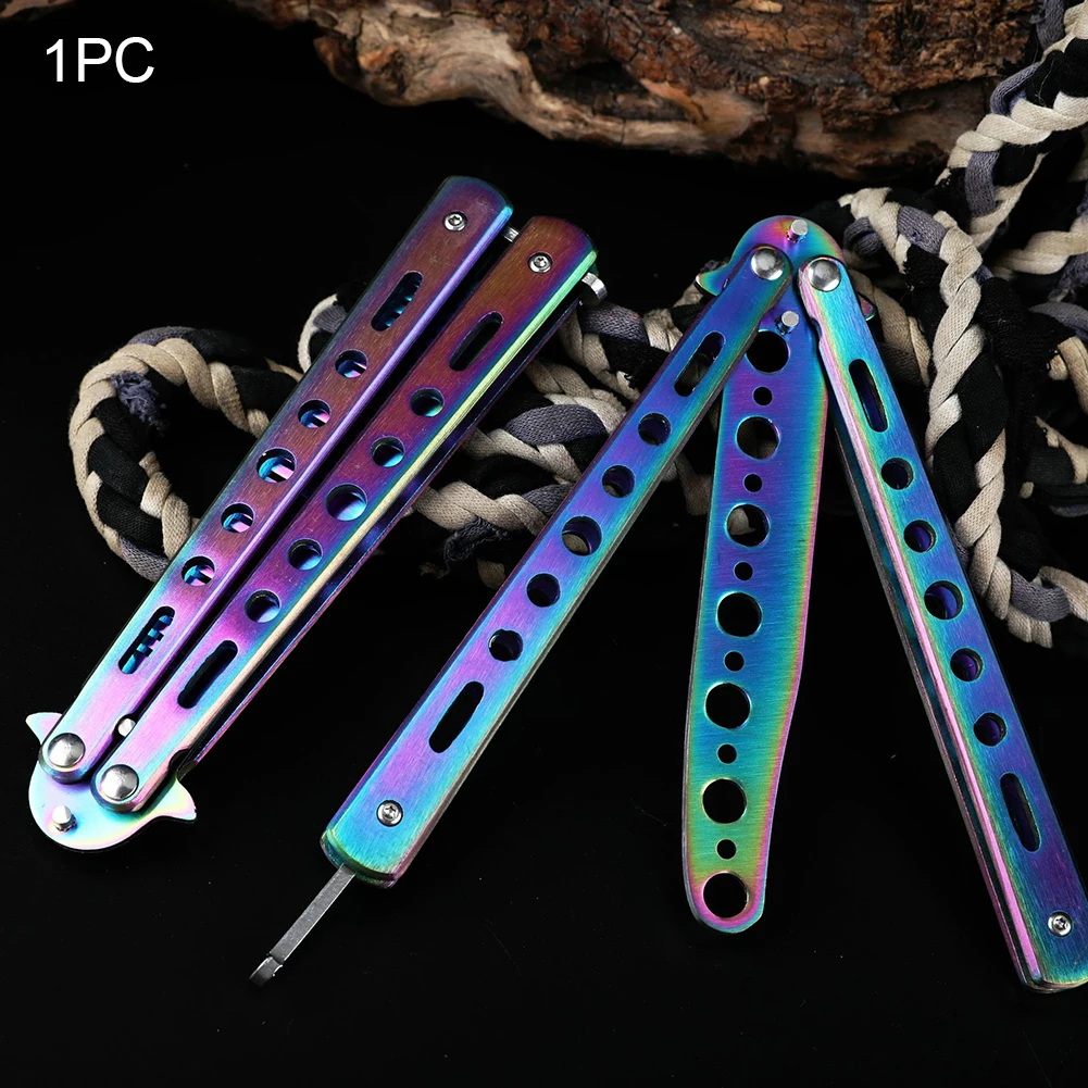 

Training Steel Foldable Portable Unedged Practical Safe Ergonomic Handle For Practice Gift Competition Beginner Butterfly Cutter