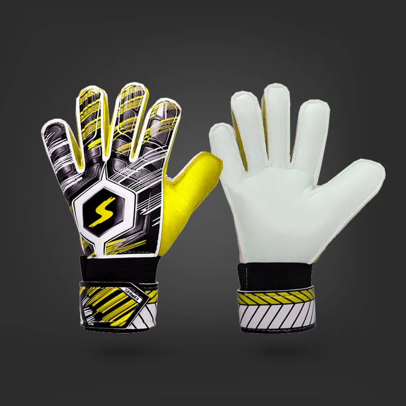 

Professional Goalkeeper Gloves Finger Protection Thickened Latex Soccer Football Goalie Gloves Goal Keeper Soccer Gloves Bb50