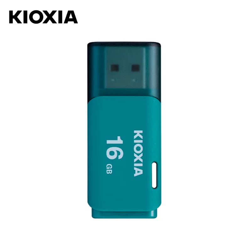 USB-флеш-накопитель Kioxia 32 ГБ 16 сине-белый с подсветкой | Компьютеры и офис