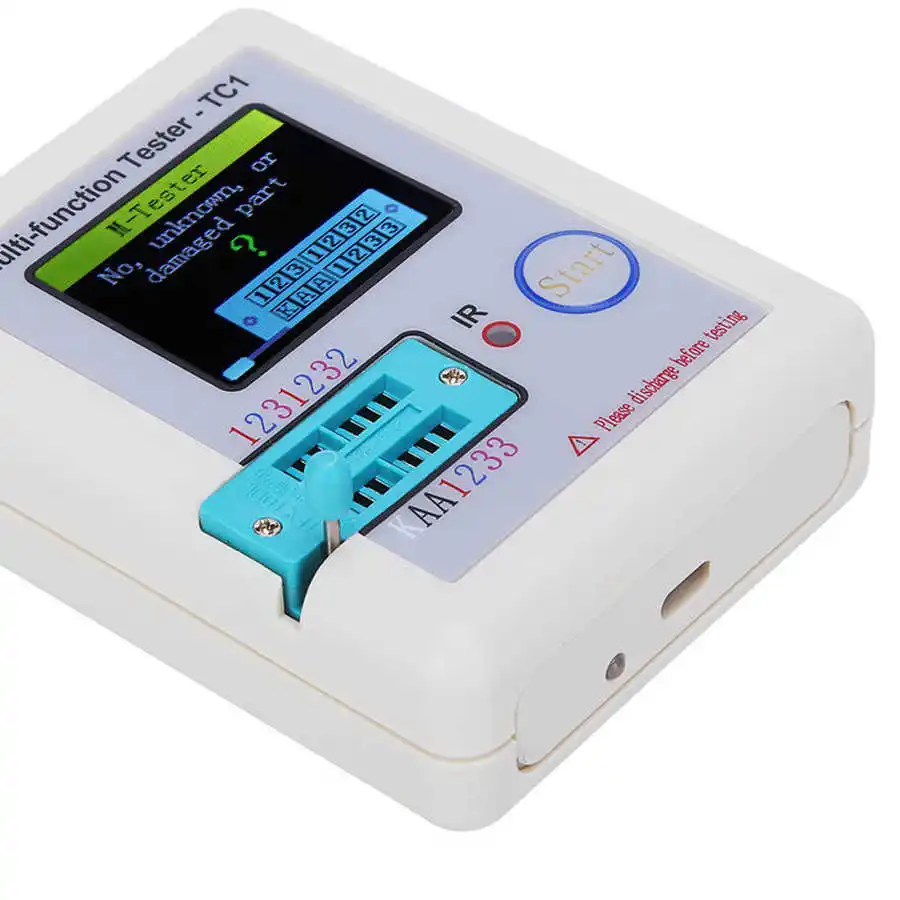 LCR-TC1 тестер транзисторов мультиметр TFT ЖК-дисплей ESR диодный Триод Емкость