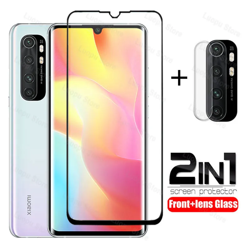 Закаленное стекло для объектива камеры 2 в 1 Xiaomi xiomi mi Note 10 Lite Mi10 стеклянная пленка