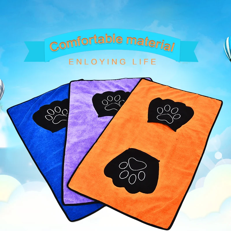 80X50 см сушилка для собаки Полотенце ультра Впитывающее Собака Банное полотенце
