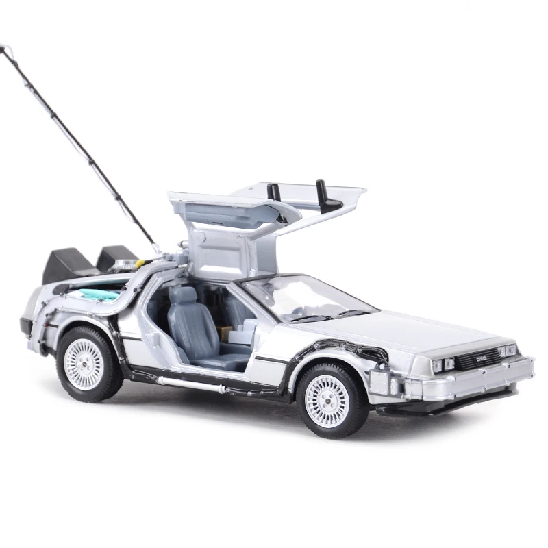 Delorean машина времени Назад в будущее стационарные литые автомобили Коллекционная