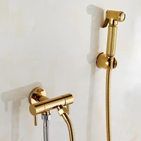 vidric bathroom bidet faucet toilet bidet shower set portable bidet spray with abs gold shower holder and 1 5 m hose hand held b