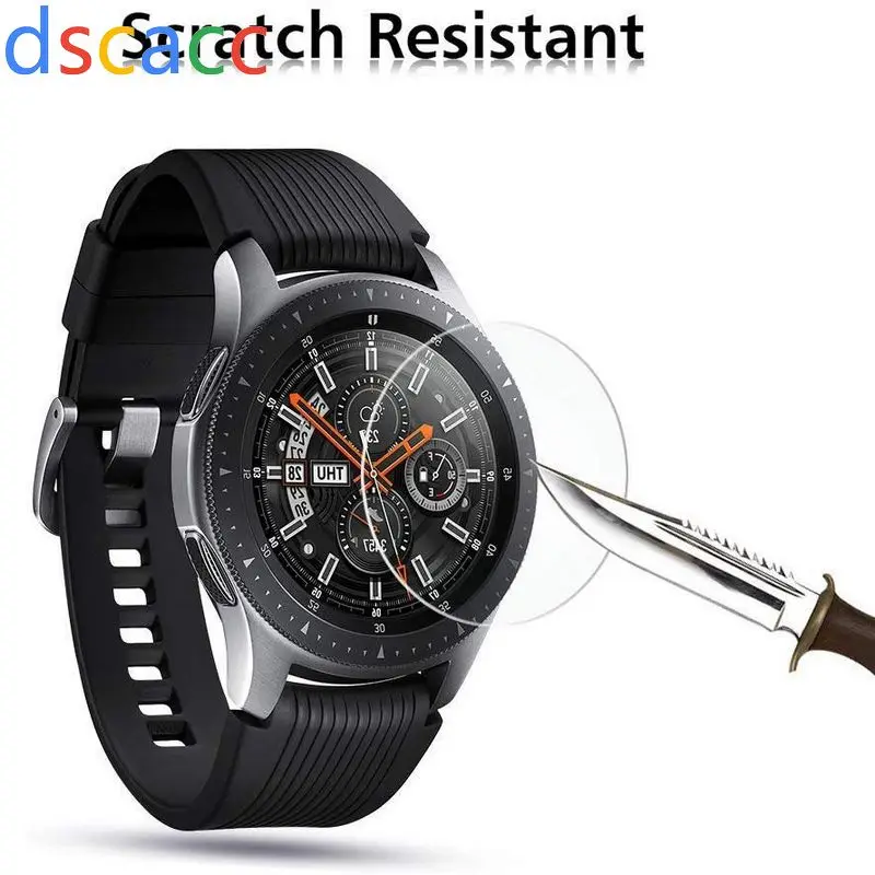 Dscacc 100 шт. для Galaxy Watch 42 мм 46 закаленное стекло Защита экрана Samsung Gear Classic S2 S3 Frontier