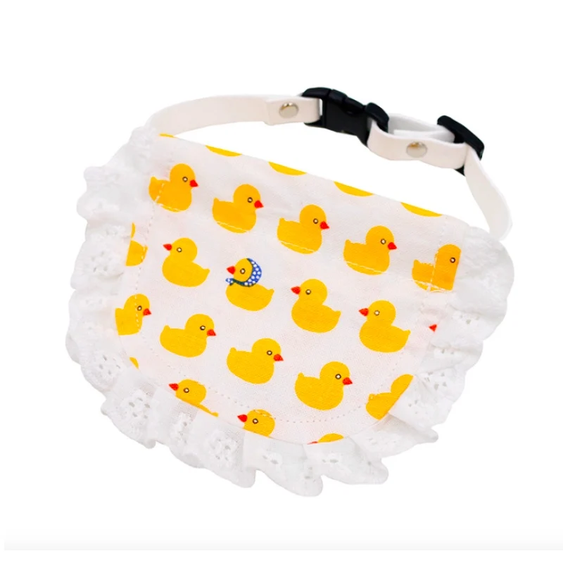 Украшение для шеи домашних животных собаки слюнявчик полотенце с мультяшным