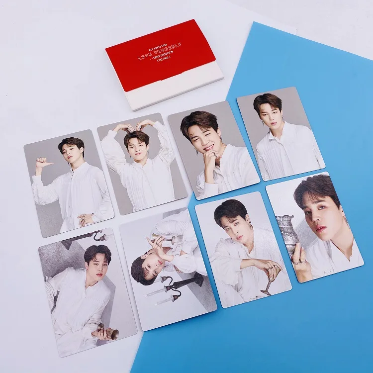 love yourself the final small gift Photo cards v jungkook jimin rm suga jh jin