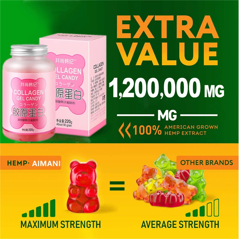 Пеньковые жевательные фруктовые жевательки с конопляным маслом богатые