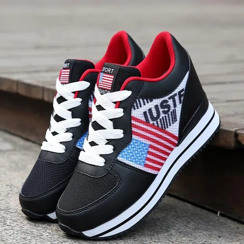 2020 New spring autumn Wedges High Heels Ladies Casual Shoes vulcanize Women slip on platform shoes female chaussure femme | Обувь