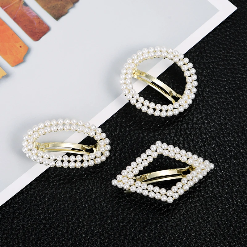 EASYA элегантные аксессуары для волос с искусственным жемчугом| |