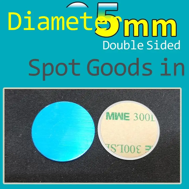 25 мм круглая маленькая железная деталь магнитная поддержка с обратной стороны