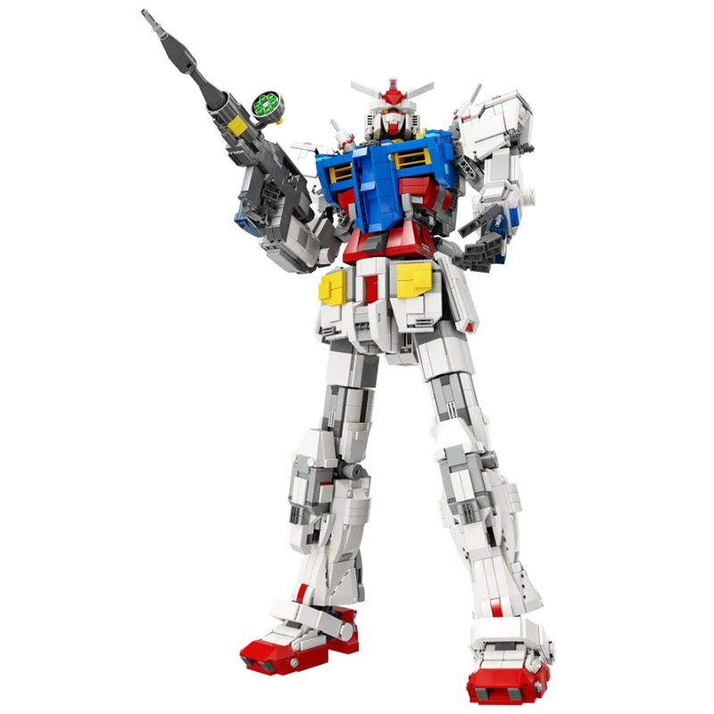 

Moc Series Fictional Manned Gundam Robot Anime Mobile Suit Set 18K-RX78-2 1:60 Building Blocks Bricks Educational Toys Gifts