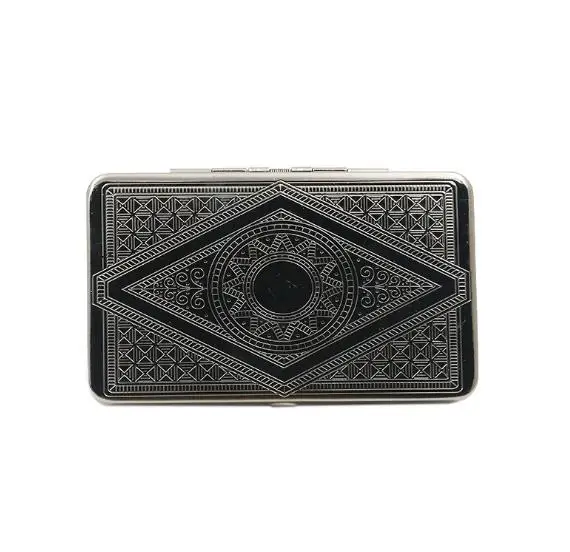 Мини жестяная коробка квадратная для ювелирных изделий закладки хранения