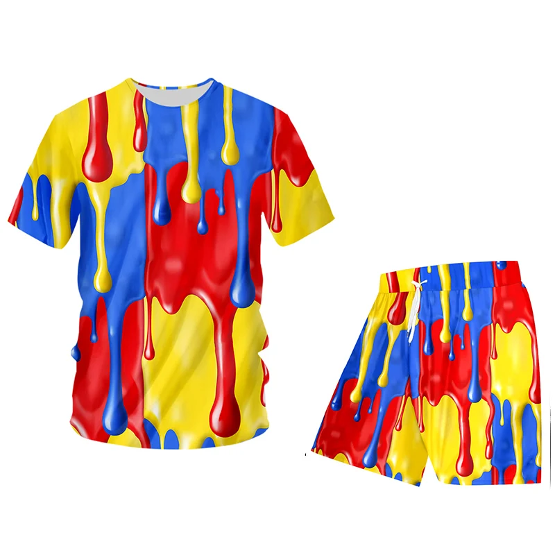 OGKB 3D галстук краситель спортивный костюм набор брызг краски печатных толстовки и