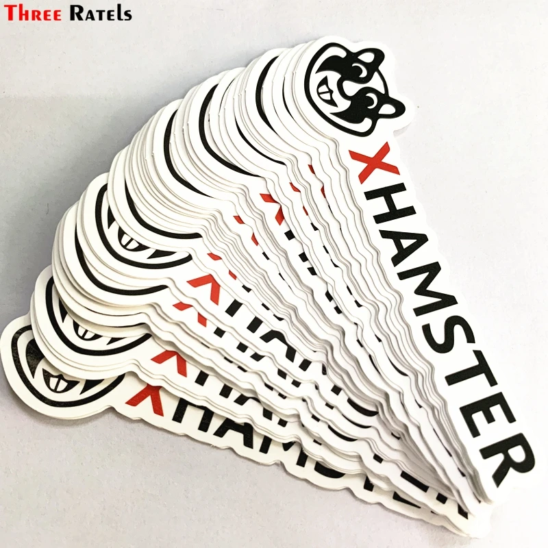 

Three Ratels 50pcs XHAMATER Logo Pvc Waterproof Window Laptop Trunk Auto Motorcycle Car Decal Sticker