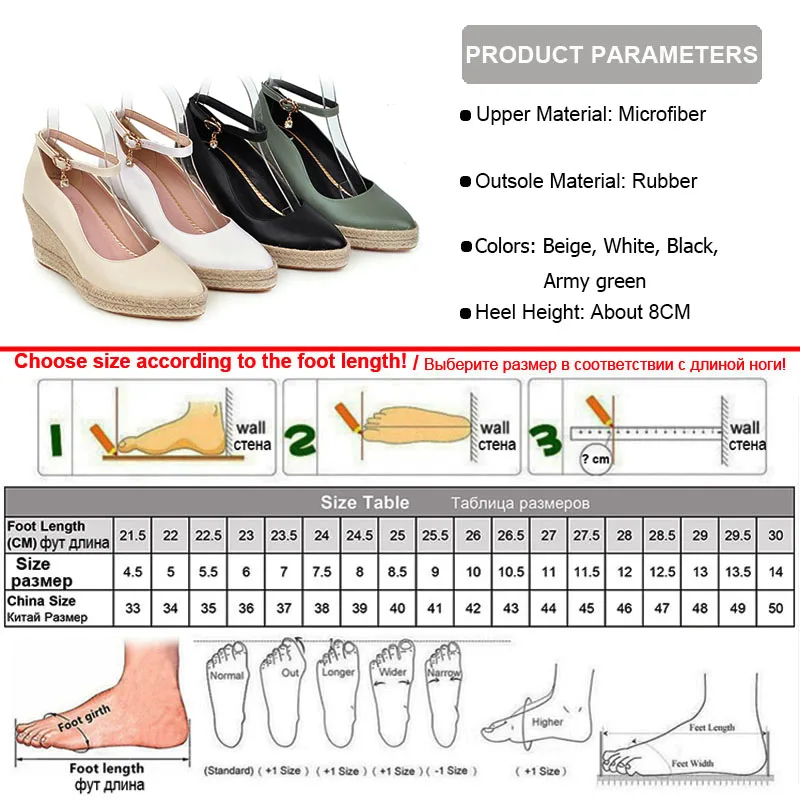 Женские туфли на танкетке Phoentin новинка 2020 туфли-лодочки высоком каблуке и