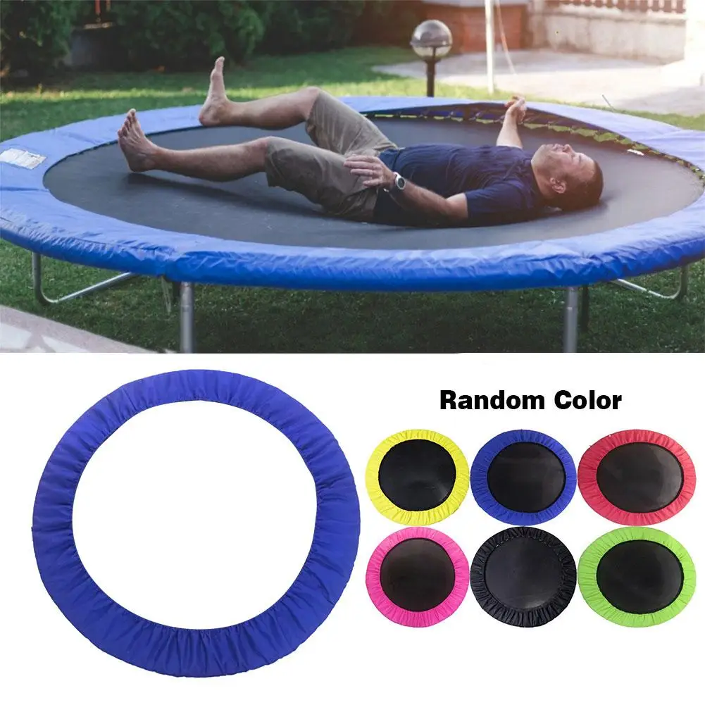 

Round Trampoline Replacement Safety Pad Tear-Resistant Trampoline Edge Cover Spring Cover Edge Protector Round Frame Pad