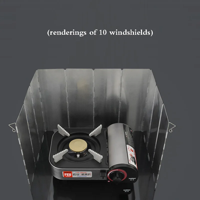 

Cooking Wind Shield Foldable Stove Windshield Portable Stove Wind Shield Picnic Cookware Camping Outdoor Tools Windshield