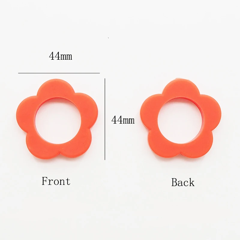 Chenkai 50 шт. силиконовая подвеска в виде цветка от солнца Прорезыватель для зубов