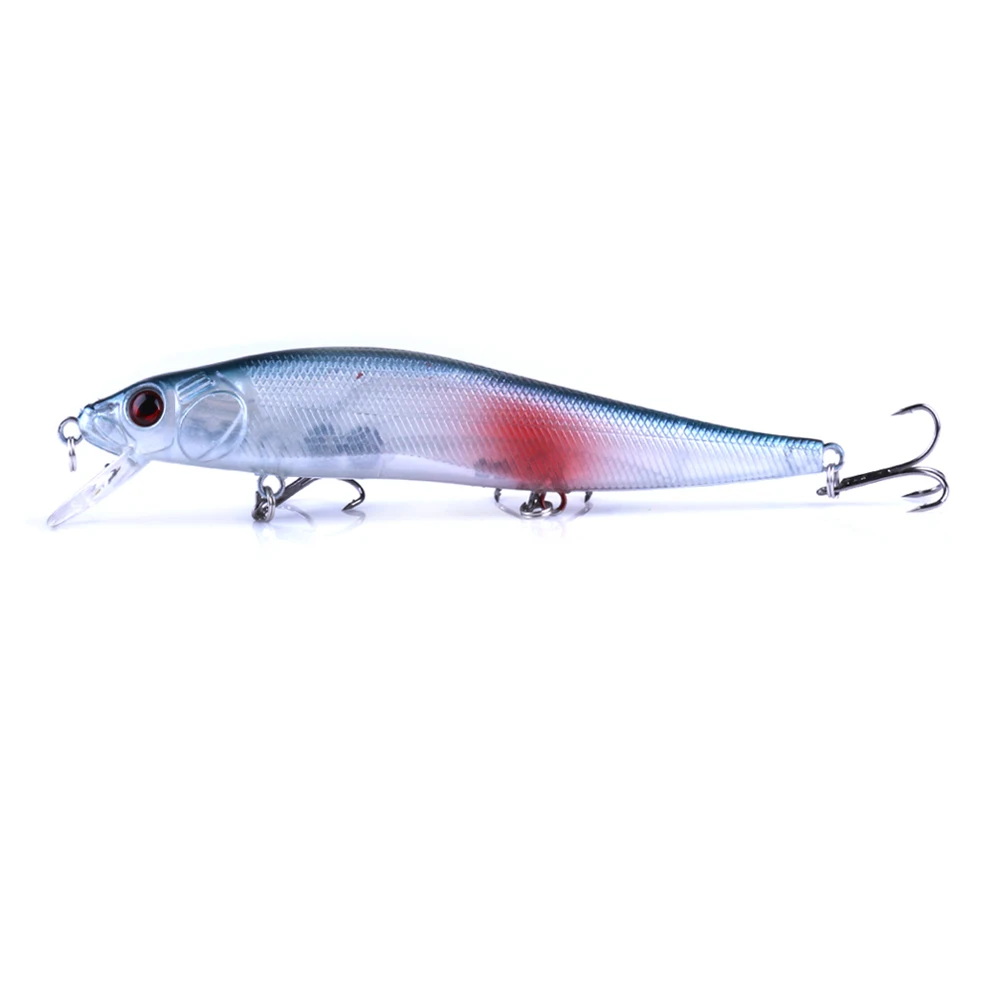 

YUZI Floating Lures 14CM 22.9G Minnow Wobbler Artificial Pesca Hard Bait Swimbait Crankbait 10 Colors 4# Treble Hook Fishing